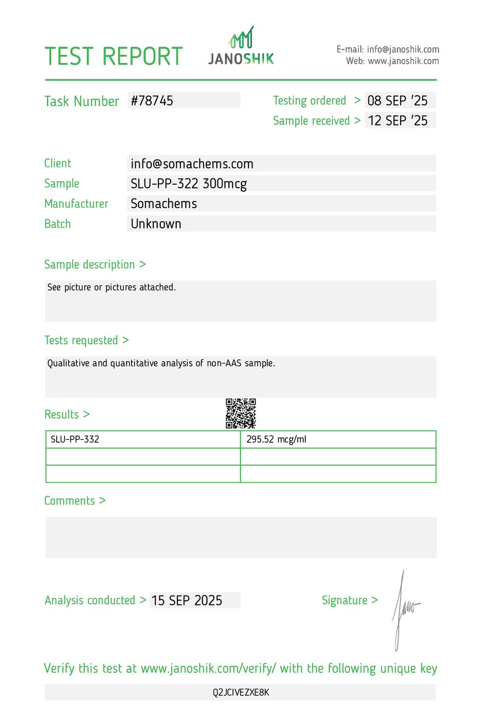SLU-PP-332 (NOW 300MCG/ML)