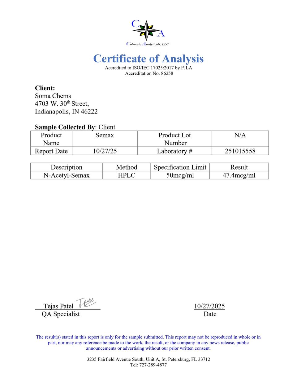 N-ACETYL-SEMAX SPRAY