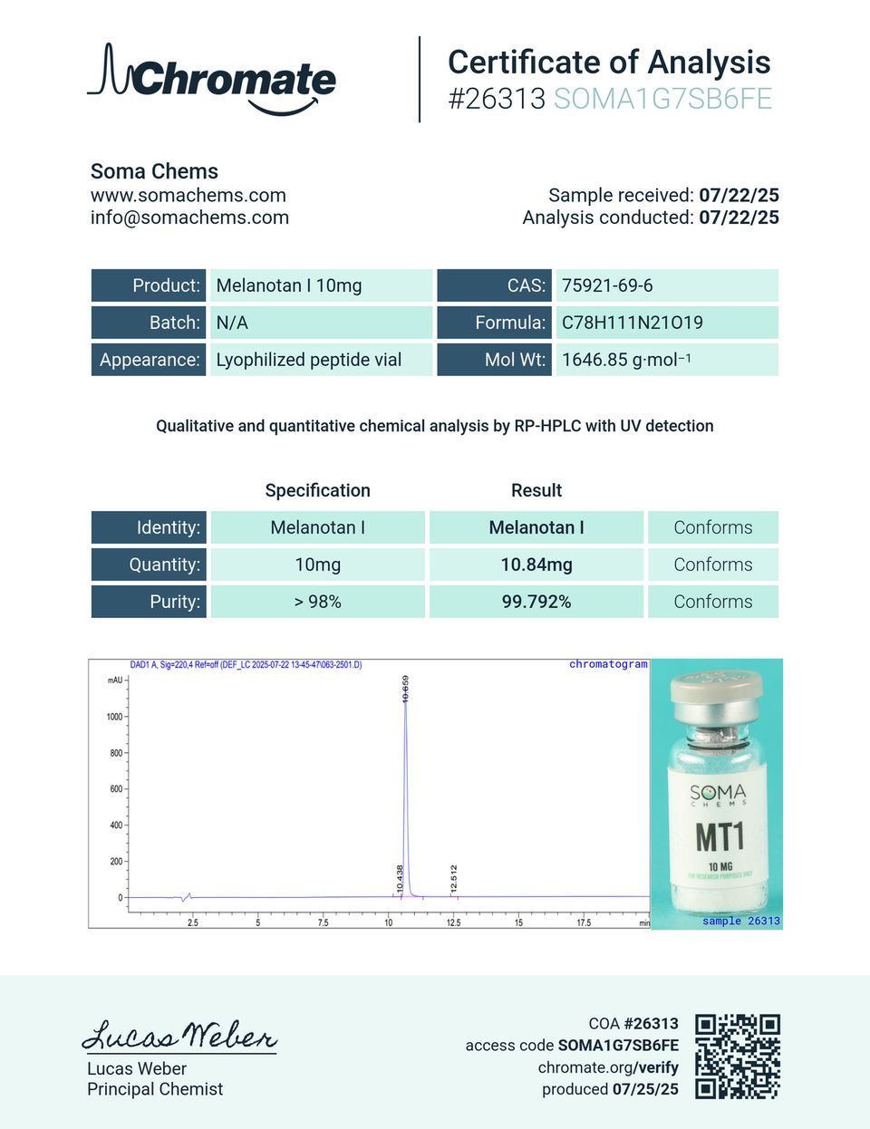 MELANOTAN 1 (MT1)